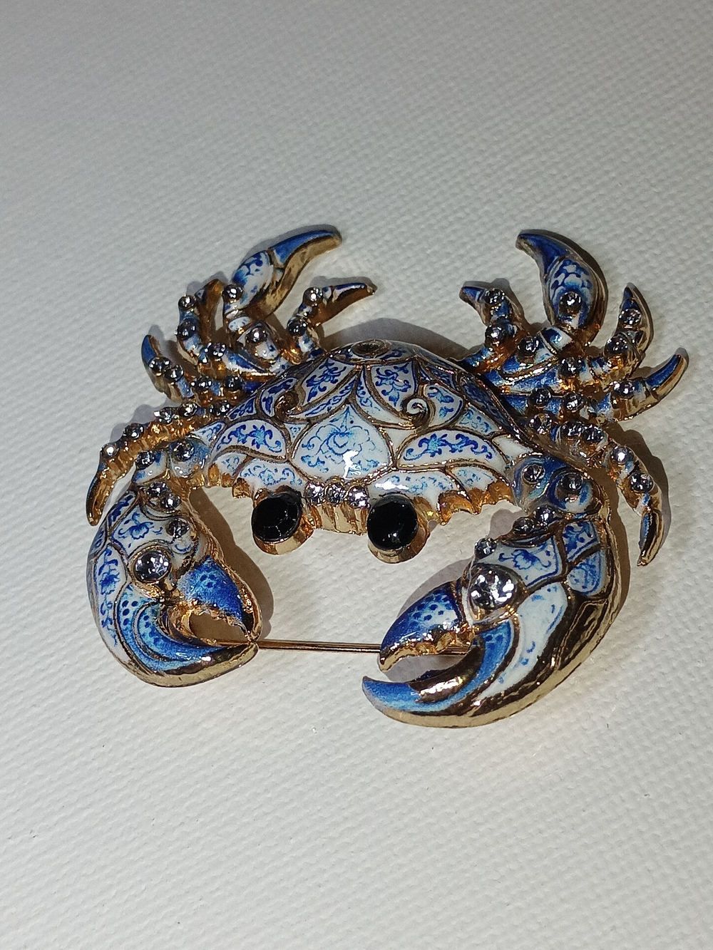 Crab Brooch Pin - Elegant